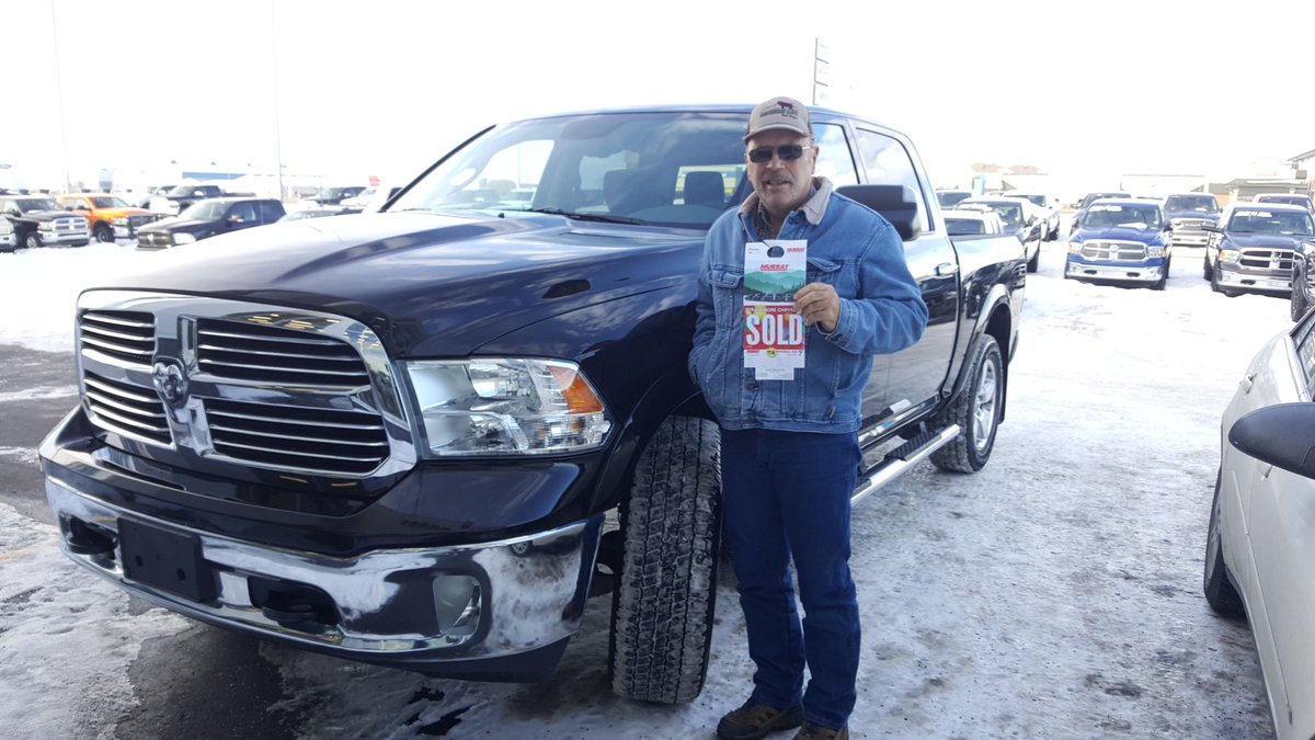 Robert from Strathmore found the perfect 2014 1500 Eco Diesel at Murray Chrysler! Congrats! ~ Jeffre MacDonald