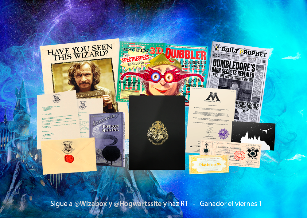 ¡SORTEAMOS ESTE LOTE DE HARRY POTTER! ⚡️ 
 
Para participar:
🔹Da RT
🔹Sigue a <a href="/Wizabox/">Wizabox</a> y <a href="/Hogwartssite/">Hogwarts</a> 

¡Sorteo INTERNACIONAL!