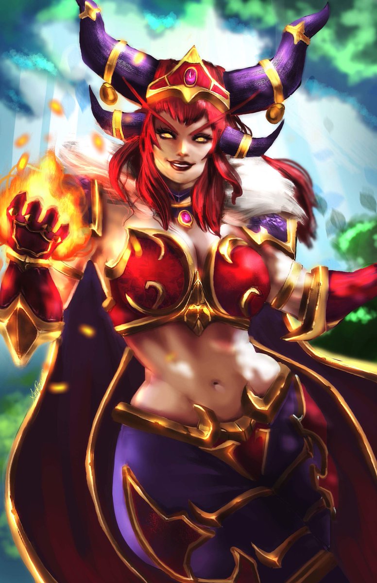 Cinnabum_ttv's tweet photo. Finished Alexstrasza ❤️ my golden girl @Blizzard_Ent @BlizzHeroes @Warcraft #fanart #characterart #alexstrasza #WoW #HotS https://t.co/v5gHfi7rYS