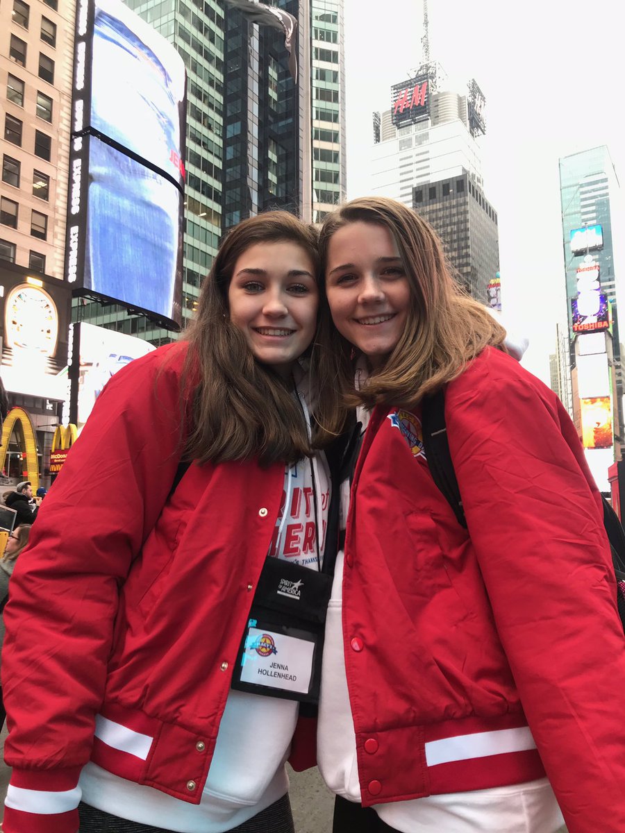 adhsdteam's tweet photo. Shoutout to our very own Jenna and Elena for dancing in the Macys parade this morning!! So proud of these two❤️❤️ https://t.co/5isrpimYMS