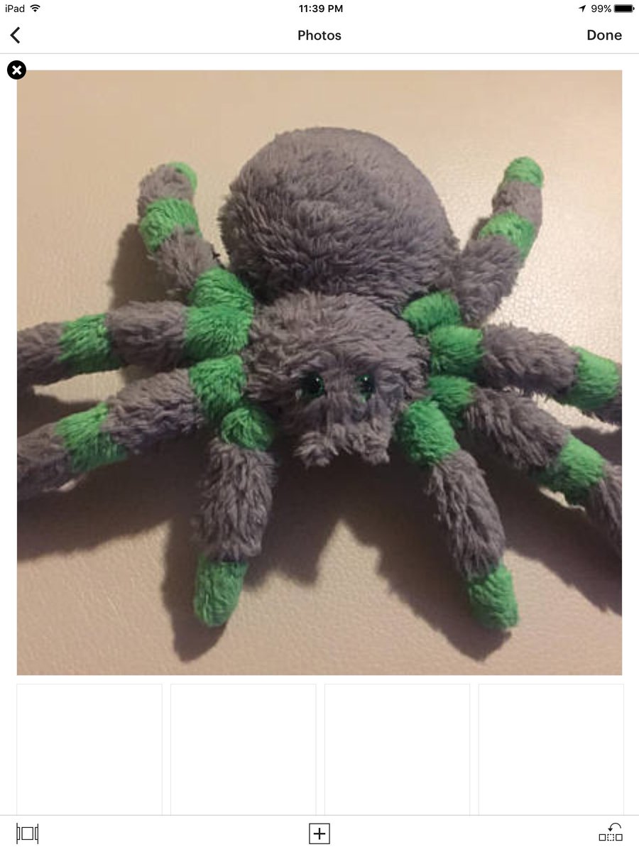 I'm handmaking these for a very limited time...5 inches of furry cuteness!
This one went to a new home in Germany.
DM if interested #spiders