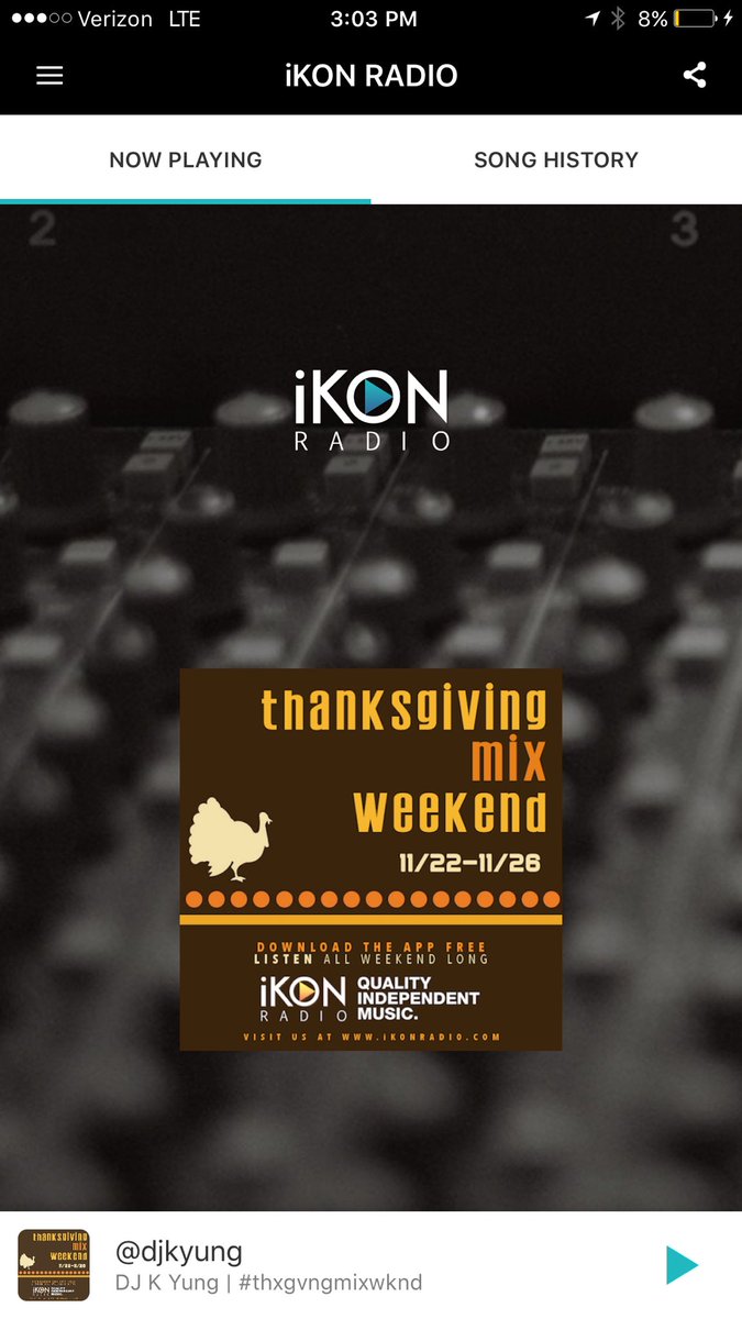 DJBenz's tweet photo. Ayyyy @djkyung is on!!!!!!! #ThanksgivingMixWeekend https://t.co/xBCvB7TZl2