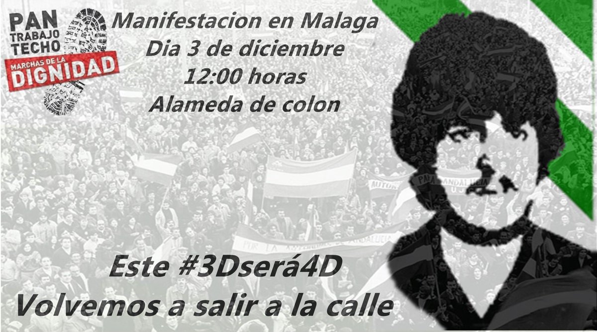 22Mmotril's tweet photo. Desde @22Mmotril 
Nos sumamos 
a la convocatoria de la @Plataforma4D 
el próximo 3 de diciembre en #Málaga para la manifestación por el Día Nacional de #Andalucía
https://t.co/5dE2IqWIHz https://t.co/zafSkesYm7