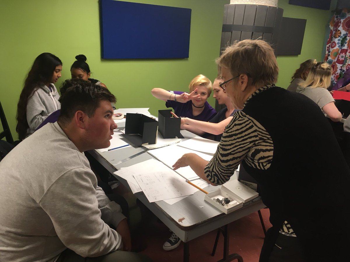 A great day at YPT with HT SHSM students!  Beauty &amp; the Beast followed by a backstage tour and set design/painting workshop. Awesome day! #pvnclearns #htcsspvnc