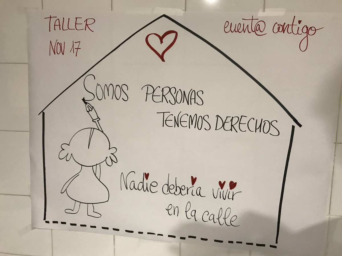 LoQsiento's tweet photo. @Rosevina70 @CARITASSEGOCAS Ha sido un taller especial en esta semana de lucha y reivindicación. #somosopersonas #tenemosderechos Gracias Albergue de Castellón. #cuent@contigo https://t.co/tVnYkmcu0S