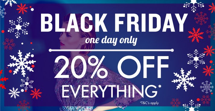 tomoli_will's tweet photo. 20% off everything ALL weekend.  Online and in-store #BlackFriday https://t.co/ofNscJsRCV