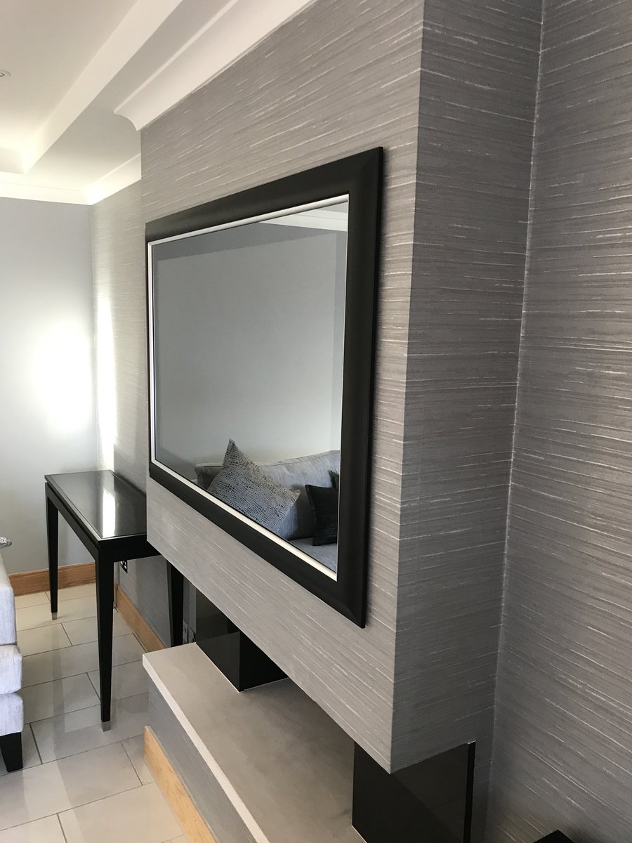 RaidSystemsLtd's tweet photo. Photo of a recent @PictureFrameTV mirror TV Installation we carried out with some @Blustream_HDBT distribution. #multiroom #hiddenav #mustpostmore https://t.co/9TG6mStVio