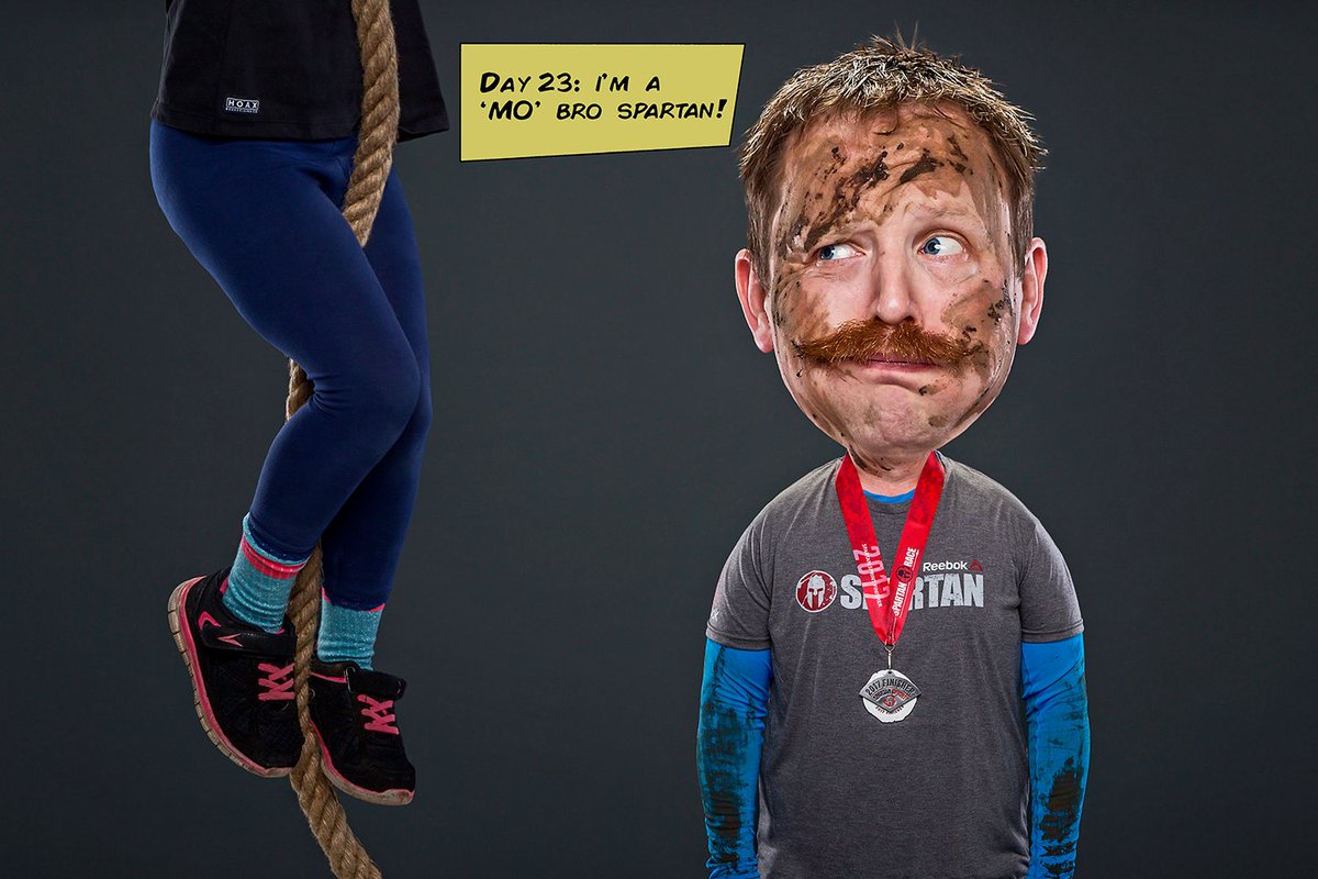 madeportraits's tweet photo. DAY 23 - TONIGHT, WE DINE IN HELL! SPARTA!
#MovemberPortraits #Movember #Movember2017 #MoBros #WhyWeMo #Hoax1994 #SurfSkateCreate #Fatherofdaughters #IrresponsibleParenting #Spartan #SpartanRaceSprint #SpartanRaceMedal #Reebok #spartanrace #spartan #spartantraining https://t.co/NThKmUYMCN