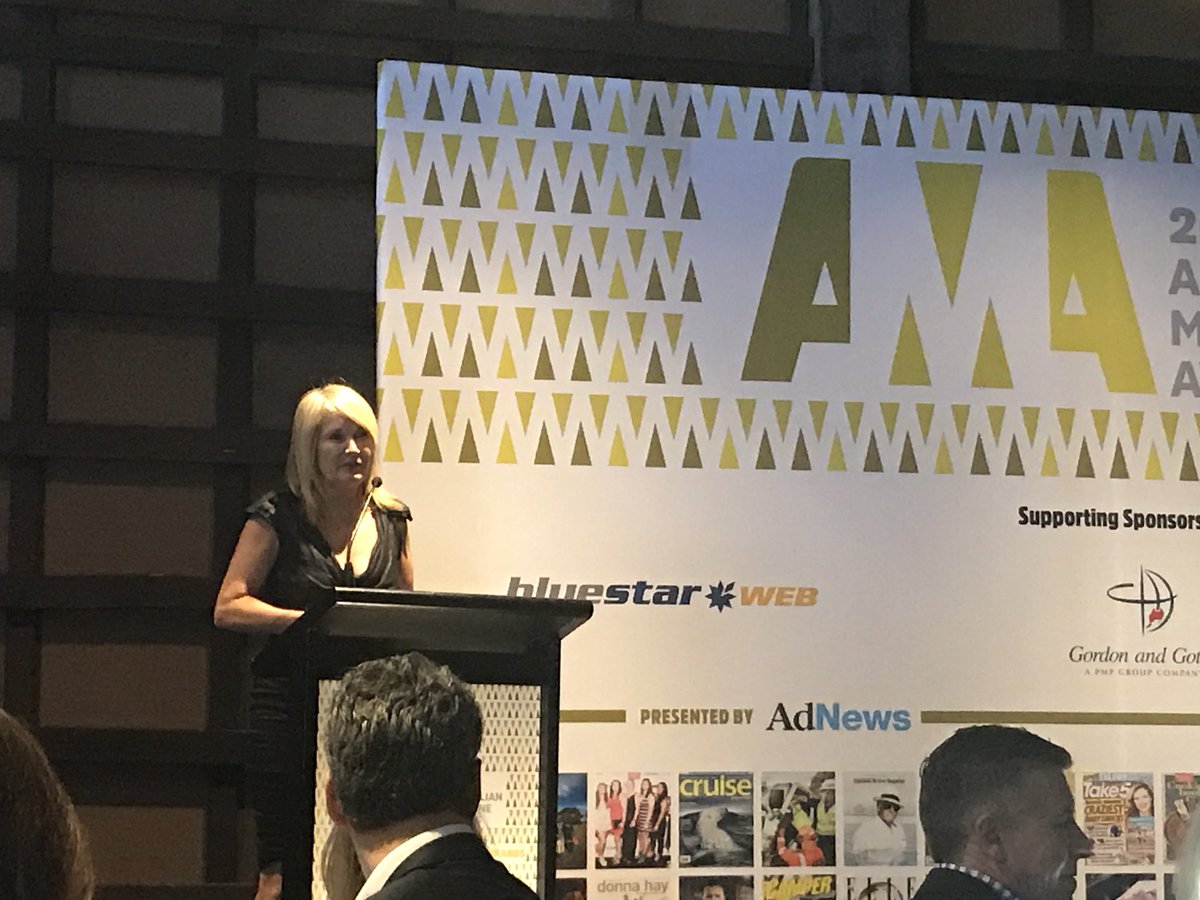 AdNews's tweet photo. A huge congratulations to @taste_team editor Brodee Myers-Cooke for winning Editor of the Year #AMA17 https://t.co/8GejuTp9DW