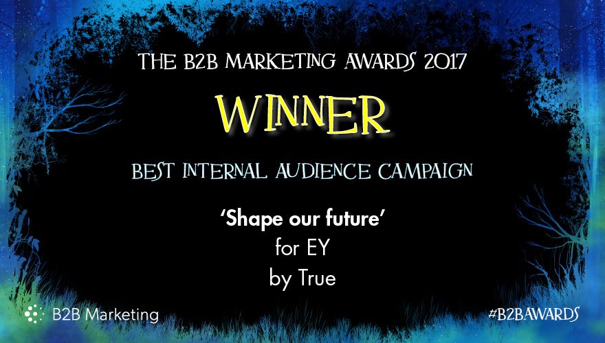 MarketingB2B's tweet photo. Next up, it's our 'Best internal audience campaign' winners, @TrueB2B and @EY_UKI. Deep bow, guys! #B2BAwards

Follow live: https://t.co/ShIm33ARm3 https://t.co/CqWHoHZ1TV