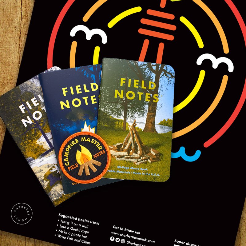 SherbertLemonUK's tweet photo. #GIVEAWAY Time! FOLLOW & LIKE for a chance to Win a set off ‘Campfire Edition’ #FieldNotes books and Limited Edition #SherbertLemon Poster. The Winner will be announced on our Instagram Stories Tuesday 28th November. UK entries only.
#logo #logodesigner #logomaker https://t.co/uoCADg6EJ1