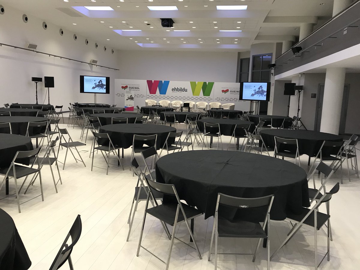 EHBildu_Inter's tweet photo. Everything ready for tomorrow! We are hosting an #InternationalConference on fair, progressive and social #TaxModels Stay tuned to our account! https://t.co/AfPs5sK4Dq