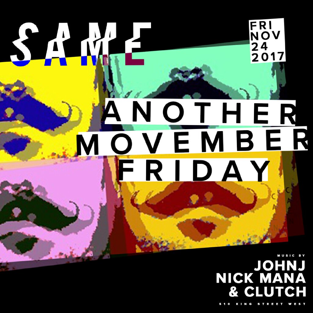 Moustache Facts: All moustache wearers belong to a secret club. We've said too much - Another Movember Friday inside <a href="/SAMEnightclub/">Same Nightclub</a>
