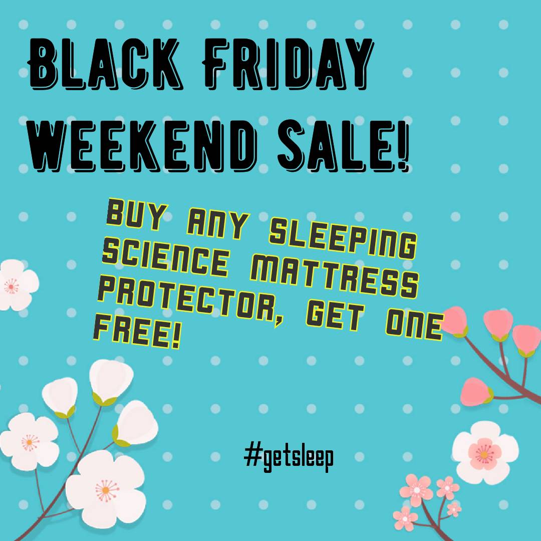 SleepingScience's tweet image. This weekend only.  Get epic sleep and an epic deal!  Free mattress protector when you buy one.
