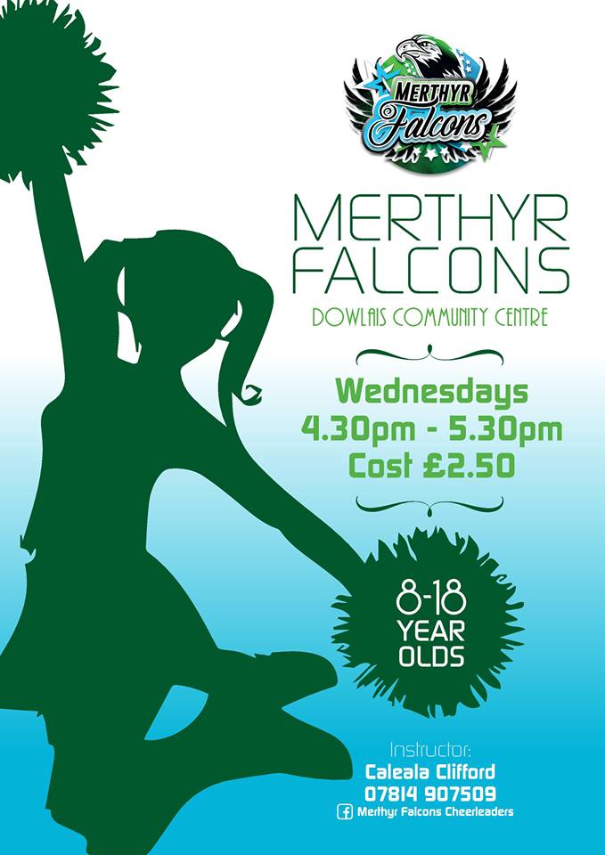 Merthyr Falcons are now taking up to 18 year olds! Come see what it's all about every Wednesday 4.30pm-5.30pm! xx