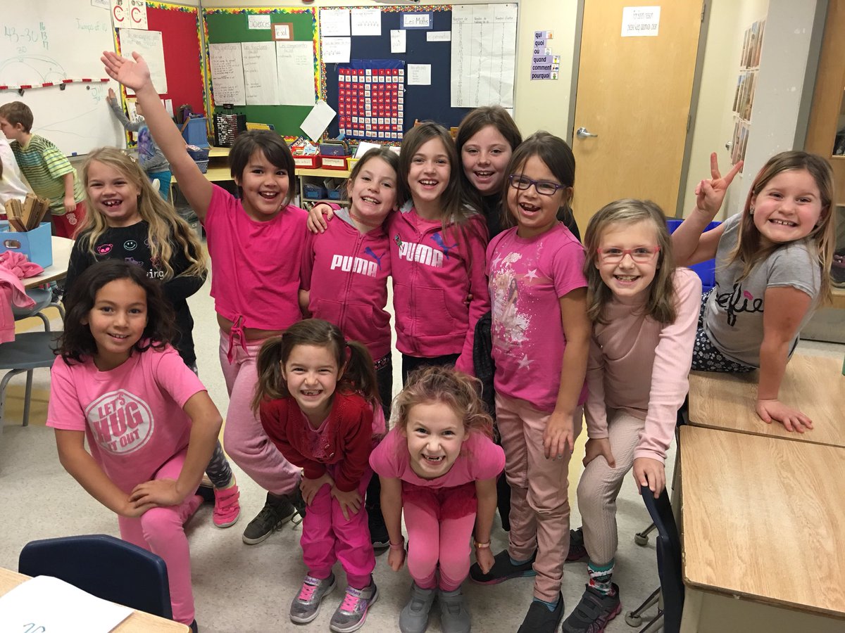 SunsetParkPS's tweet photo. The staff and students @SunsetParkPS celebrated diversity this week and wore pink shirts to bring awareness to bullying prevention. #NearNorthUnited https://t.co/3SyrsSz7BJ