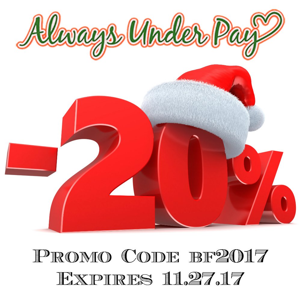 alwaysunderpay's tweet photo. 🎉  Biggest Sale Of The Year! 🎉

Save 20% on every Tutu, Leotard, Feather Boa, Bow and Headband in stock!  Use promo code bf2017 during checkout.  This sale ends 11.27.17 or while supplies last so hurry!  #blackfriday #alwaysunderpay

Shop Now---> https://t.co/vvfYhC900p https://t.co/SkbTVRAuw6
