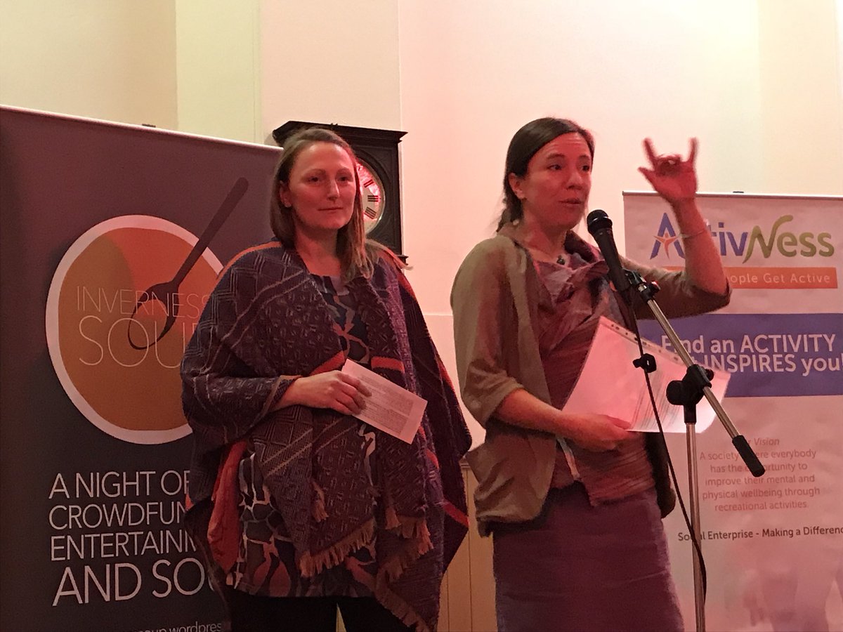 Fasgadh oitching for their festival of light and dark.  Some dancing on the ‘Soup Box’!