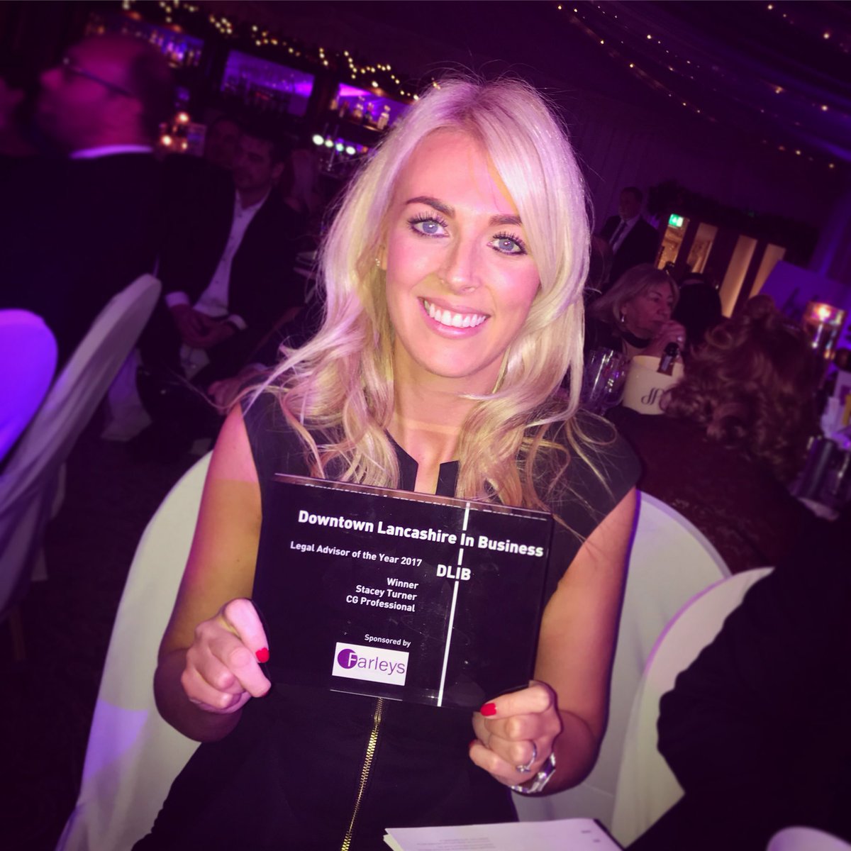 ProfessionalCG's tweet photo. Well done to our founder Stacey Turner on winning lawyer of the year @DIBLancs - the growth continues - exciting times 👍🏼👊🏻😊 https://t.co/4sO7MigveH