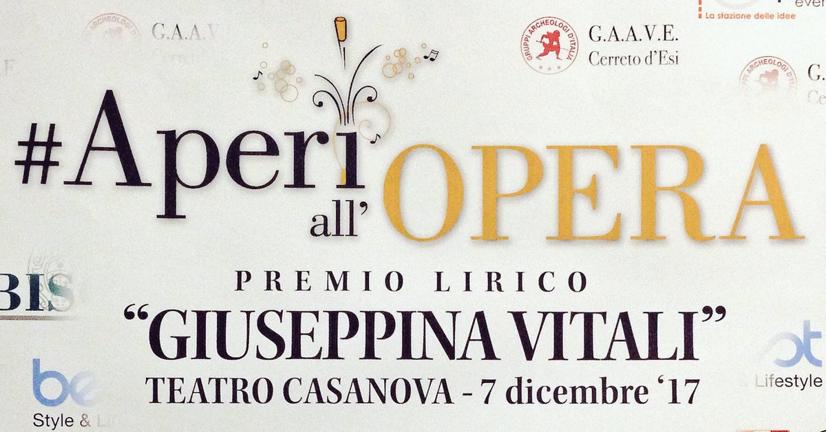 Archi_rAchi's tweet photo. #Opera Premio Lirico GIUSEPPINA VITALI
Il Teatro Casanova di #CerretodEsi apre il sipario a #AperiAllOpera con i solisti dell'Accademia d'Arte di #Osimo #leMarche #MarcheSpettacolo #cantarelOpera https://t.co/2m0xB9dDlq