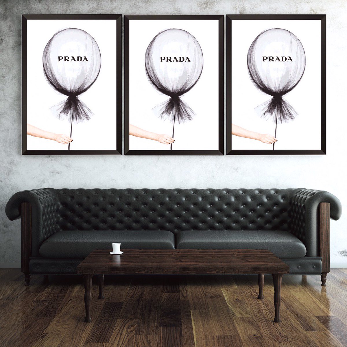 Funcy Art No Twitter プラダ 大人気 Pradaの文字がオシャレに入ったバルーンモチーフのアート 大人女子の心をくすぐる 飽きのこないいつまでも飾って置きたいアート作品 Prada パロディ オマージュ アート インダストリアル インテリア ポスター