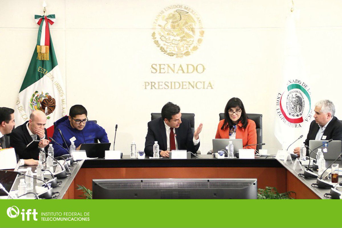 IFT_MX's tweet photo. #AHORA: La comisionada @LabardiniA participa en el foro "Diálogos sobre la neutralidad de la red" en el @senadomexicano. https://t.co/ueCvIXykrh