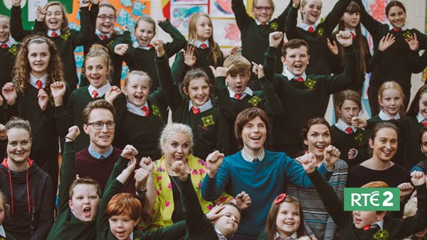 RTE2's tweet photo. Like what you saw? See ya same time, same place next Thursday for part 2 of 3 of #TheSchool. @CCahoots #mockumentary #RTE2 https://t.co/zvxloAkpmr