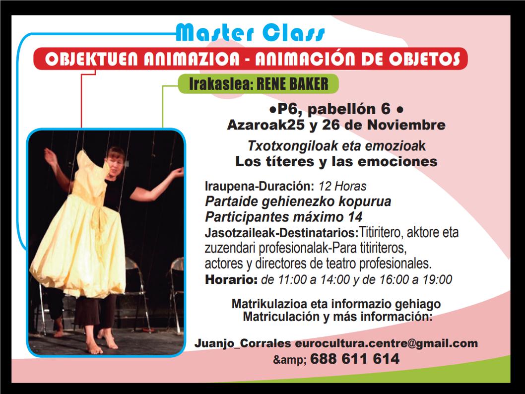 XXXVI FESTIVAL INTERNACIONAL de TITERES de BILBAO
BILBAO TX 
Bilboko NazioartekoTxontxongilo Jaialdia
Internatinal Puppet Festival of Bilbao
25 de noviembre al 1 de diciembre 2017