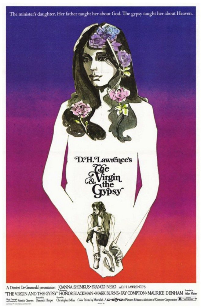 studiotstella's tweet photo. Gorgeous posters for "The Virgin and the Gypsy" - 1970 by #ChristopherMiles #JoannaShimkus #FrancoNero #HonorBlackman https://t.co/7x83PbI3xj