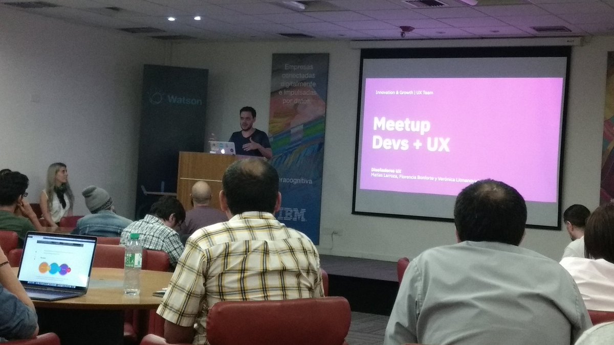 analiair's tweet photo. Ahora @Mati_ux nos explica cómo mejorar la experiencia de usuario @EmpleosIBMLatam https://t.co/AKLwXw2tsD