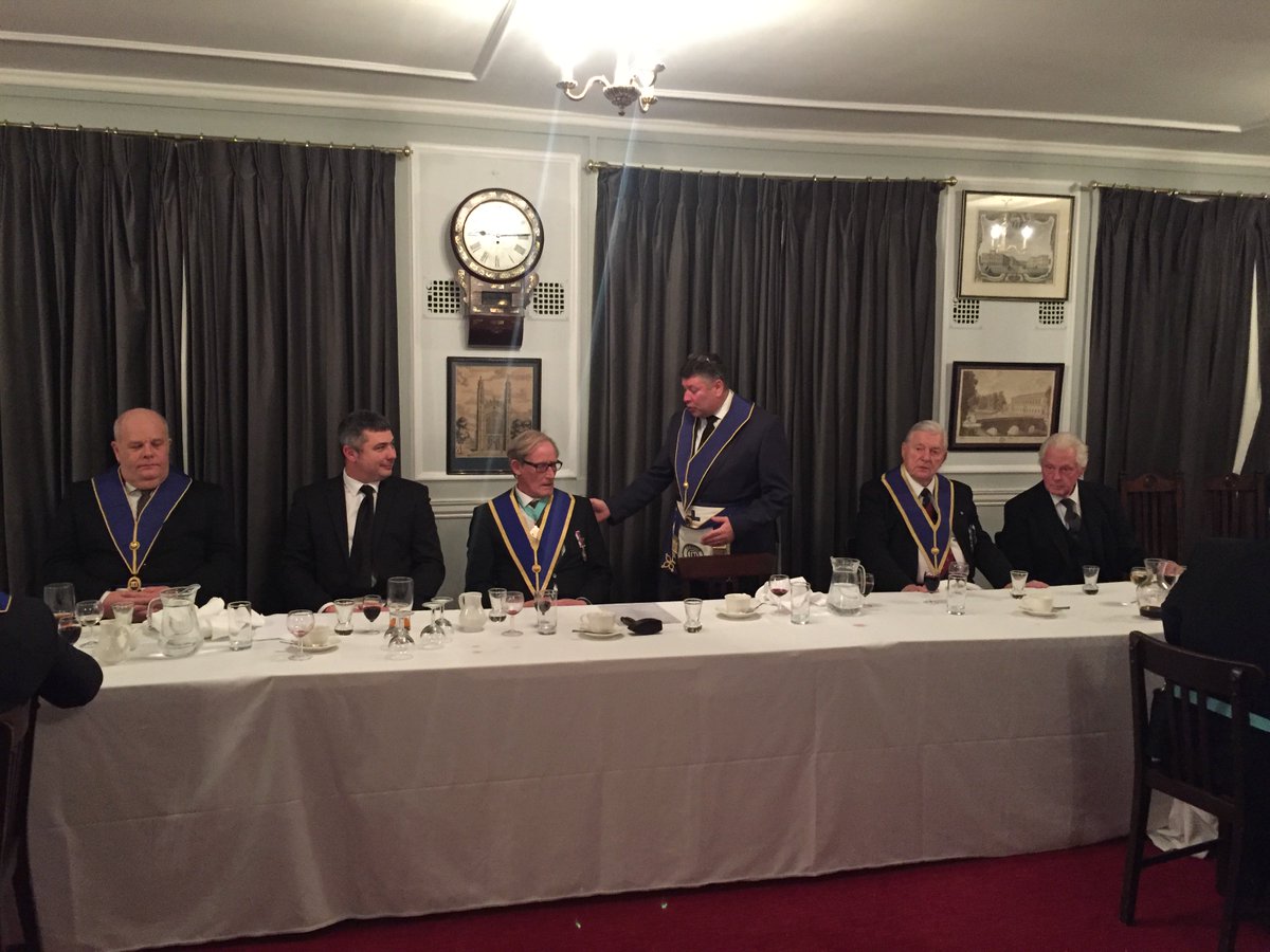 mm34uk's tweet photo. Bittersweet meeting. Welcoming in our new initiate Stuart but saying goodbye to the CUC. Vistor Eddie delivered brilliant charge to the initiate and gave the farewell response on behalf of the visitors, having given that same response, the first meeting we had at CUC. https://t.co/hUVt8ir8VV