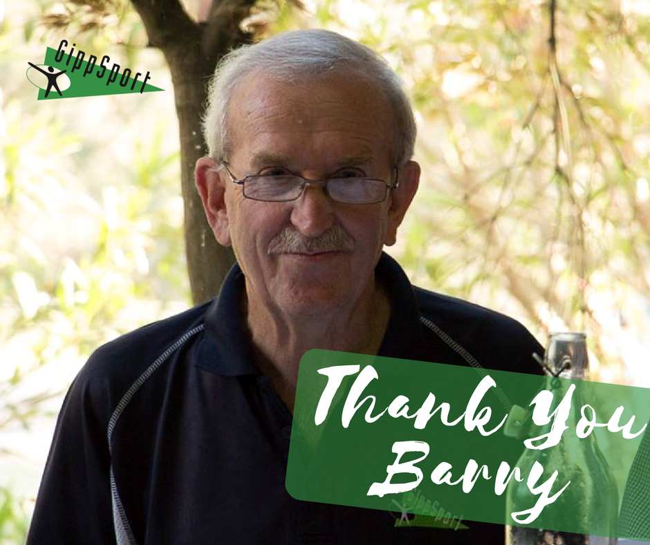 GippSport's tweet photo. After nearly 14 years as Executive Officer with GippSport, Barry Switzer has decided to ‘hang up the boots’, with Barry’s last day being the 29th December 2017. 
Read more - https://t.co/eQWdHIqSyK https://t.co/o2TMJZfjHT