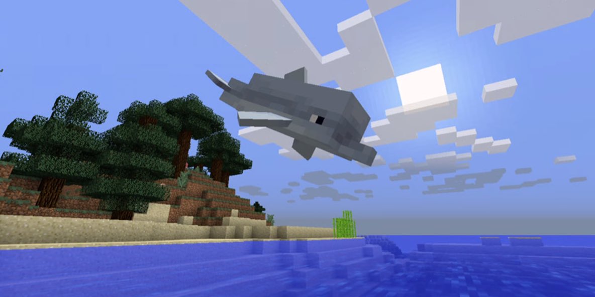 beta_mcpe1's tweet photo. RETWEET if you’re excited for Update Aquatic coming to #MCPE and #Minecraft in Spring 2018?! :D https://t.co/gGkiS5cySn
