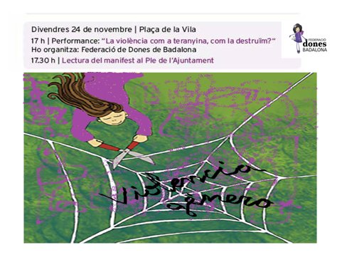 RociomBadalona's tweet photo. #violenciadegenero #25noviembre #mujeres #dones #Badalona #comunicaciobdn #AjBadalona #Icdones #bancom #Badalonamati https://t.co/aCvKl7prXy