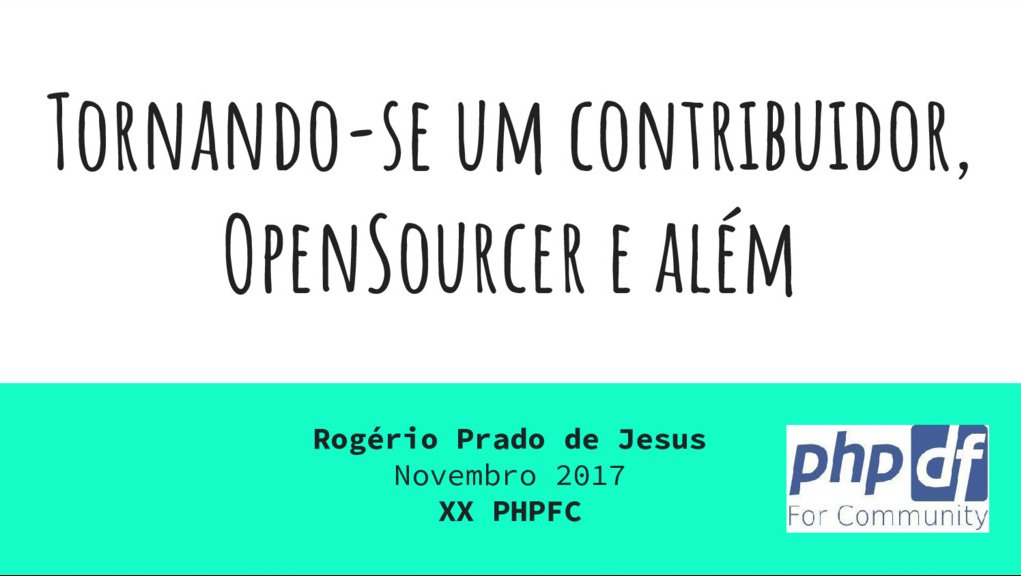 rogeriopradoj's tweet image. Slides da palestra sobre os Caminhos da Contribuição com Comunidades e Opensource no ar: speakerdeck.com/rogeriopradoj/… by @rogeriopradoj #phpfc #phpdf #comunidadeFunciona