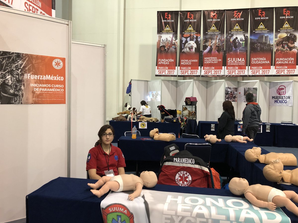 SUUMA_CDMX's tweet photo. ¡Ven, conoce nuestra labor altruista y la capacitación de calidad que ofrecemos! @ExpoRescue https://t.co/dPkYfilTLV