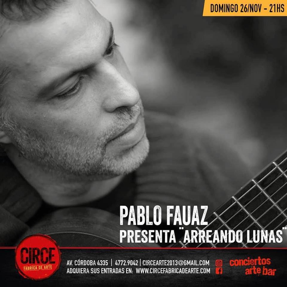 El 26 de noviembre <a href="/pablofauaz/">pablo fauaz</a> se hará presente en <a href="/circearte/">Circe</a> para presentar en sociedad "Arreando lunas", su nuevo material.
¿Querés estar ahí?  #OfrendasInvita
Llamá al 48661095 o escribinos en nuestras redes sociales y llevate las entradas. 

fmlatribu.com/envivo/