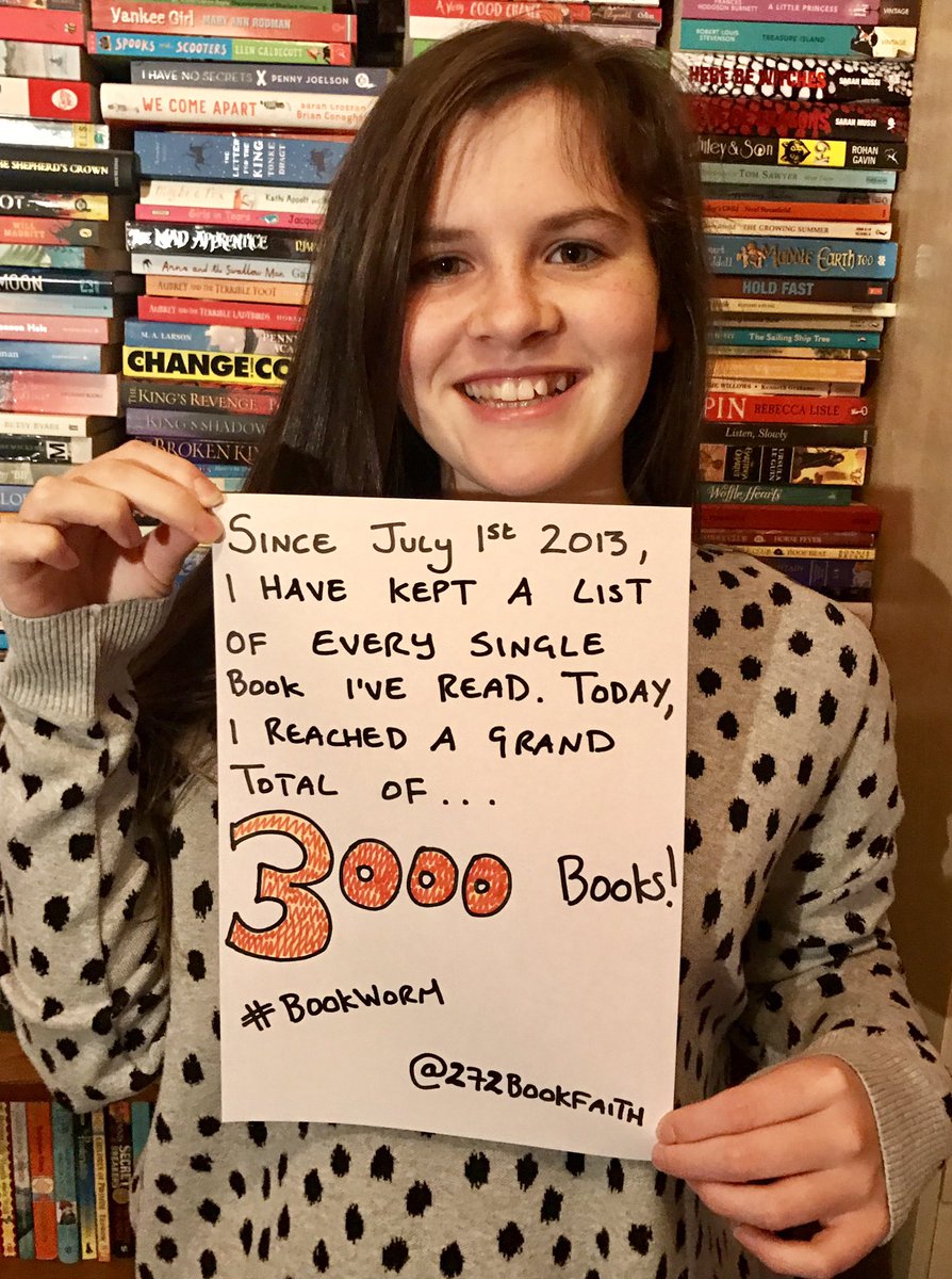 272BookFaith's tweet image. 📚📚📚3000 BOOKS 📚📚📚
( & for the trolls, in case you were wondering, yes, she "has a life". She also plays netball, does 🥋 & 🤸♂️, & watches far too much 📺 )
#bookworm