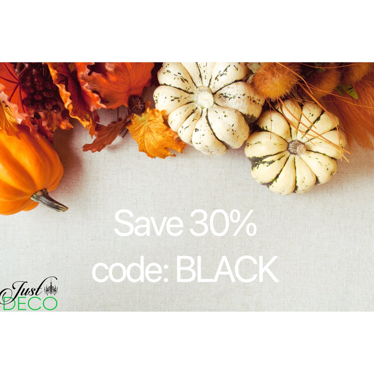 DecoJust's tweet photo. Gobble Gobble 🦃 #homedecor #couponcode #blackfriday #justdeco https://t.co/rEtCFKrCI5