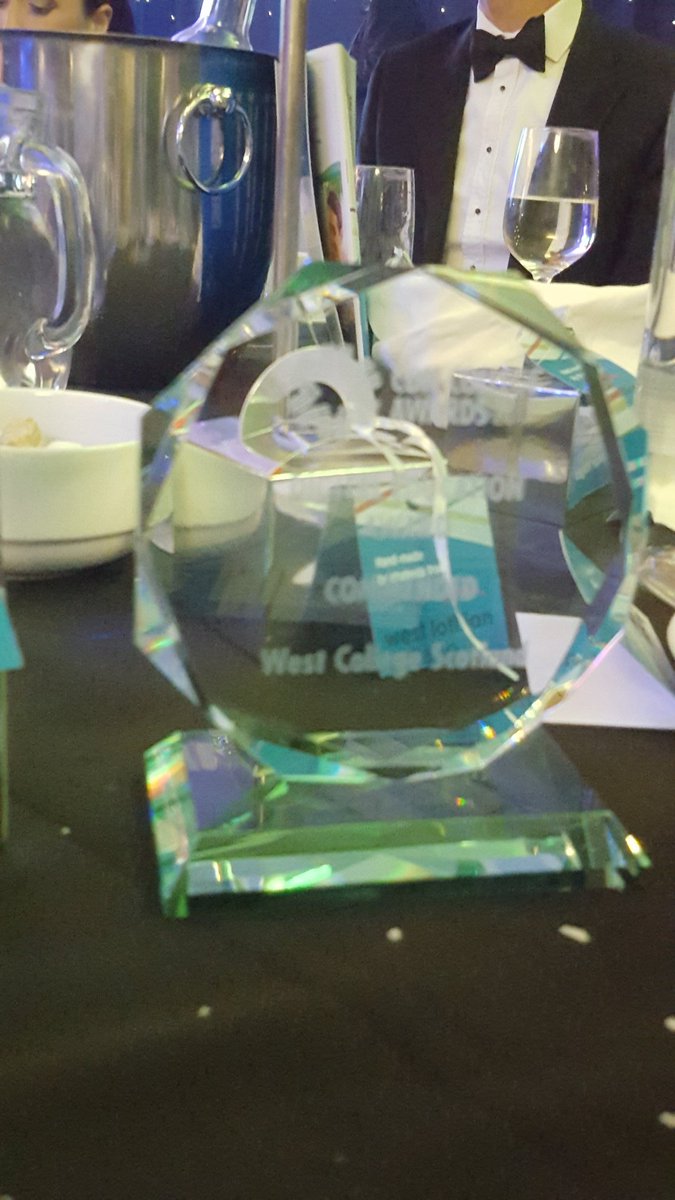 aford78's tweet photo. Great night with @drenton72 @WCSBusiness @WestCollScot at #collegeawards which we were commended for our #digitalxtra coding clubs project #MIEExpert https://t.co/KiJZhMJ1lW
