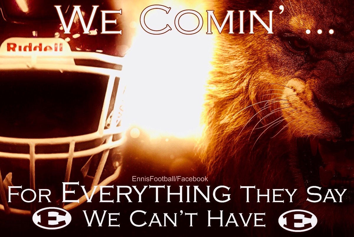 Believe ...
<a href="/DillonJurcik/">Dillon Jurcik</a> <a href="/That_youngin_KG/">Lul Woog💰</a> @kkingjamess1 @JettTycen20 @Jordan_Mccray77 <a href="/KevyonDavis7/">KD Davis</a> <a href="/kadegraff/">Kademon</a> <a href="/MattSchanfish/">Matt Schanfish</a> <a href="/TrevOak14/">✭T-Real✭</a> <a href="/CoachKiller/">David Kilpatrick</a> <a href="/EnnisFbSS/">EnnisFBSS</a> <a href="/EnnisISD/">Ennis ISD</a> <a href="/CoachBAlv/">Brandon Alvarez</a>