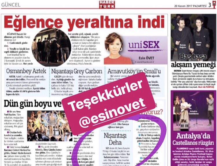 Doğru söze ne Hacet 👌👏🏼👏🏼 teşekkkürler <a href="/esinovet/">Esin Övet</a>