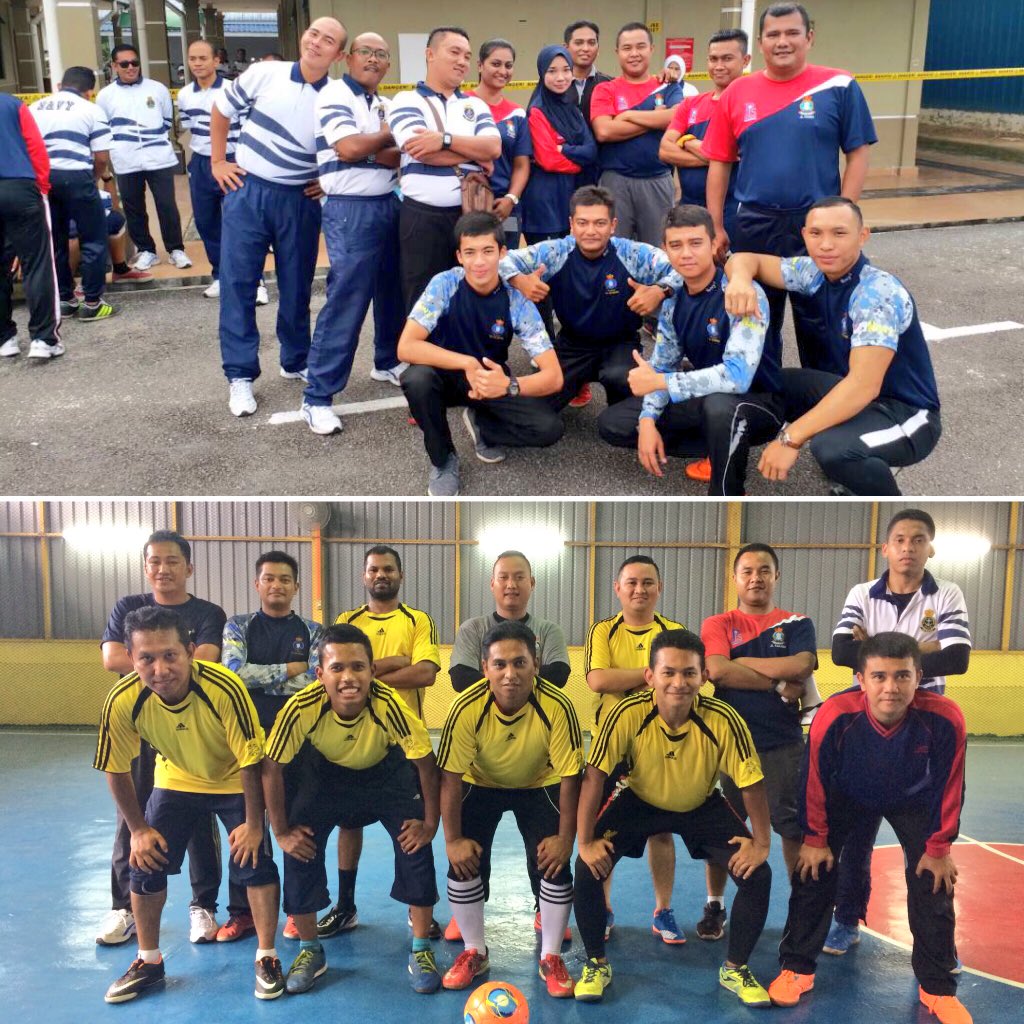kdsrimedini's tweet photo. #tb Karnival Sukan Antara 3 Perkhidmatan anjuran Skn 323 TUDM Bukit Lunchu disertai KD Sri Medini & Rejimen 501 (AW). #navy #army #airforce #fitforlife #futsal #badminton #volleyball #runrelay @MINDEFMalaysia @tldm_rasmi https://t.co/uu5rk9WgJr