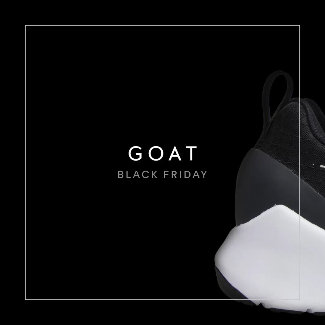 Enter for a chance get HyperAdapt 1.0. #GOATBLACKFRIDAY goat.app.link/sE1o69mikI