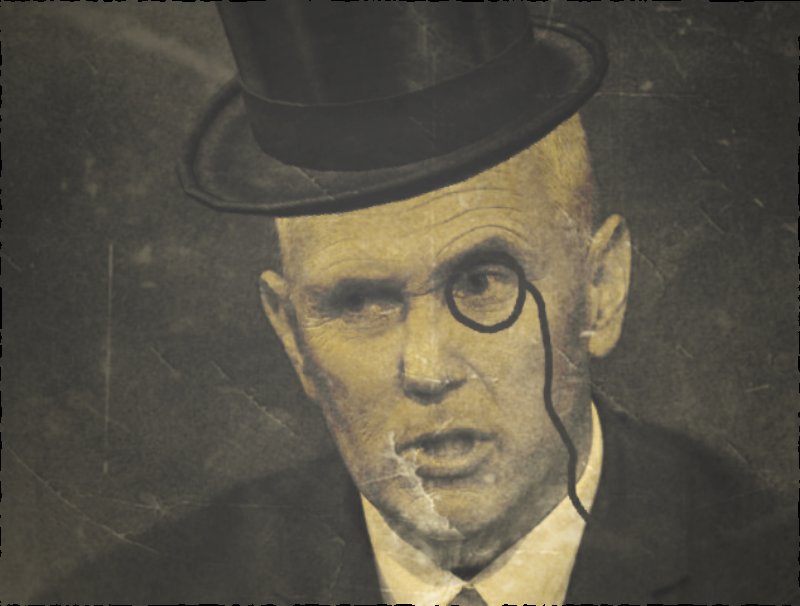 RusePaper's tweet photo. Egads! The Baron von Pensington, Evil Twin of Vice Regent Pensington, has landed his Zeppelin at the Grand Palace! Is he partaking some Entitlement day parsnip pie or is intrigue afoot?  Only time will tell! #zeppelin #entitlementday #HappyThanksgiving     #awkwardthanksgiving https://t.co/wm4guR84CX