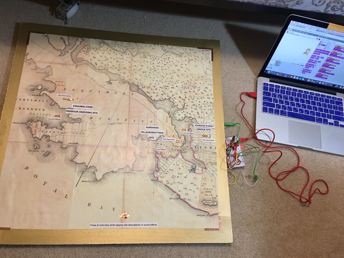 AnnaHeckadon's tweet photo. It’s pretty much done!! Our interactive map will be on display this Saturday Nov 25 at @RoyalBCMuseum from 11am-2pm!! #digiarch @UVicAnthro #anth485 #bridgingvictoria2017 https://t.co/CbglYZFlRB