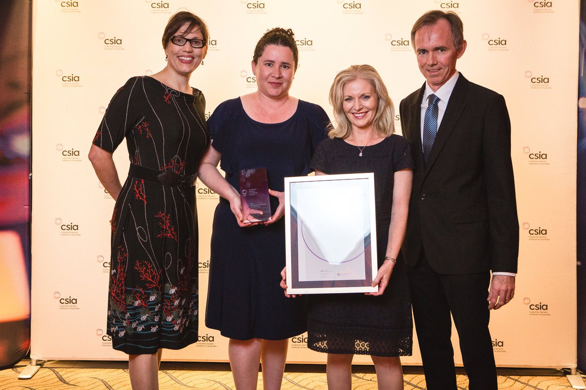 CSIA_AU's tweet photo. FridayFinalistFlashback: Winner of the #CustomerService Project of the Year – Customer Impact at this year's #ASEAs was Queensland University of Technology. Judges were impressed with how the student body at @QUT co-designed a technologically advanced student-help centre. #CSIA https://t.co/H62PgkL3we