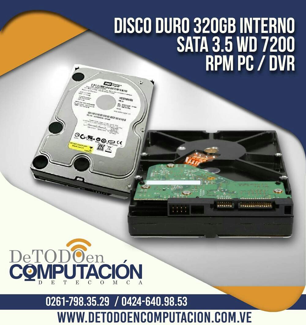 detecomca1's tweet photo. Disco duro 320 GB interno Sata 3.5 WD 7200 RPM PC/ DVR 📈DISPONIBLE 📈
#DeTodoEnComputación #Detecomca #Computación #Sonido #Audio #Celulares #Accesorios #Video #Consolas #Videojuegos #Zulia #Maracaibo #23nov https://t.co/1CVOlbfkp1