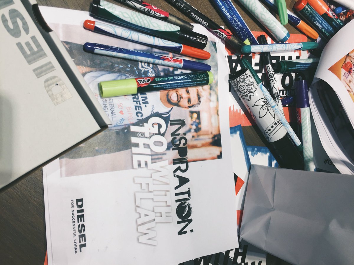 Diesel celebrates flawed beauty #gowiththeFlaw