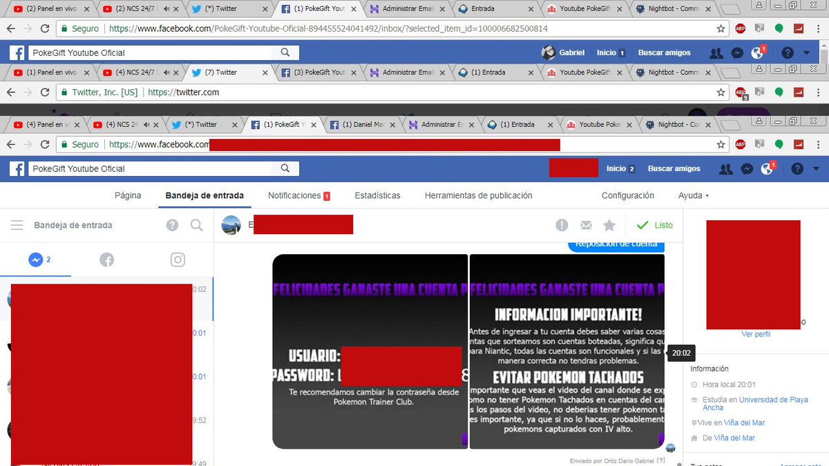 PokeGiftYT's tweet photo. Cuentas entregadas de hoy https://t.co/05PWAnAPVo
